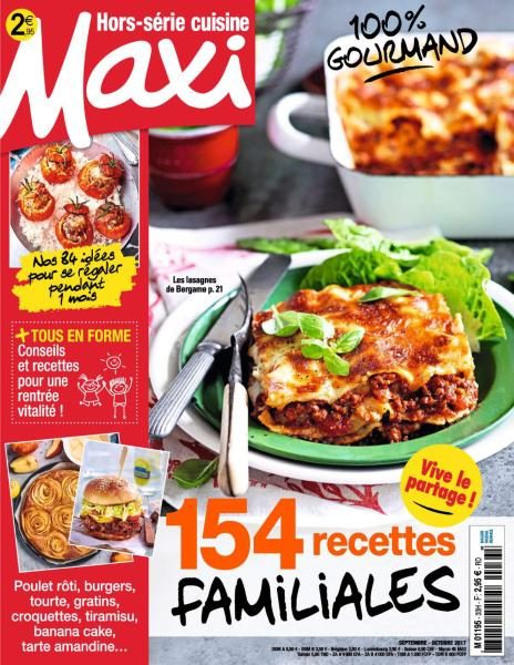 Maxi Hors Série Cuisine — Septembre-Octobre 2017
