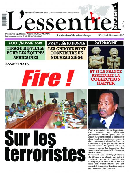 L’essentiel Du Cameroun — 04 Décembre 2017