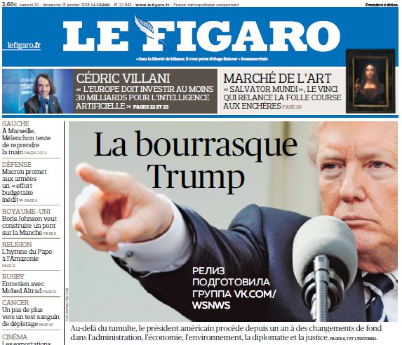 Le Figaro – 20.01.2018 – 21.01.2018
