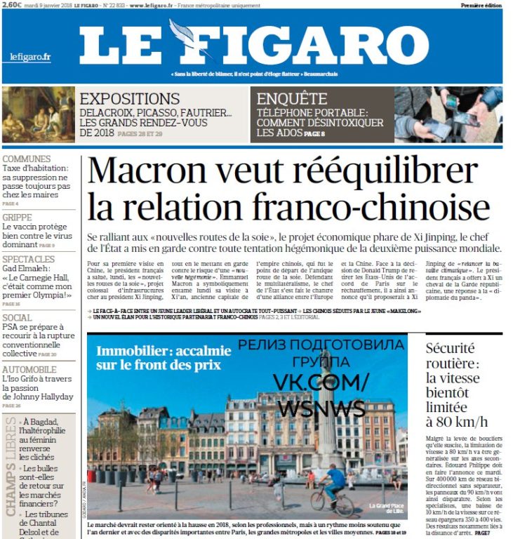 Le Figaro – 09.01.2018