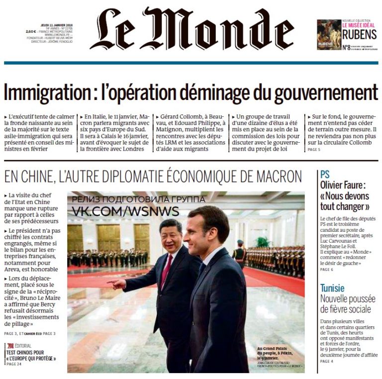 Le Monde – 11.01.2018
