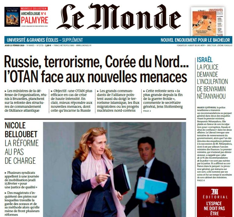 Le Monde – 15.02.2018