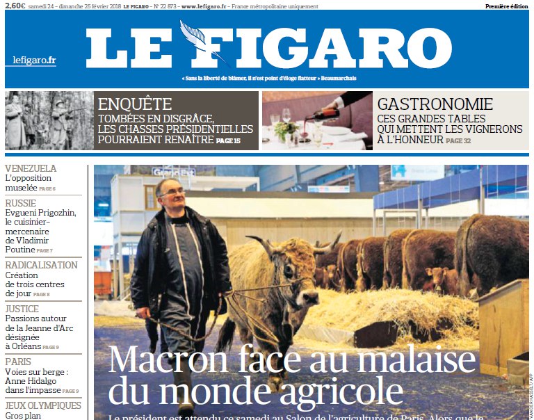 Le Figaro – 24.02.2018 – 25.02.2018