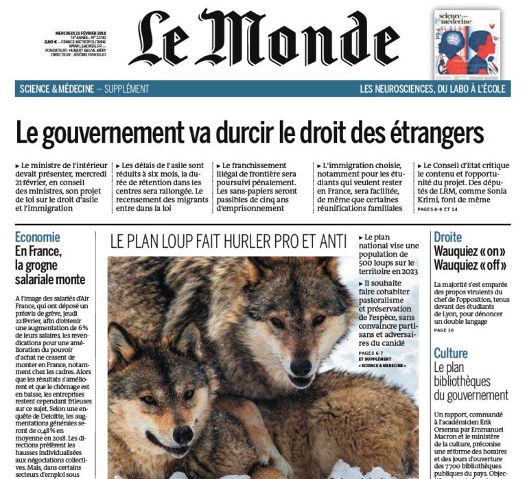 Le Monde – 21.02.2018
