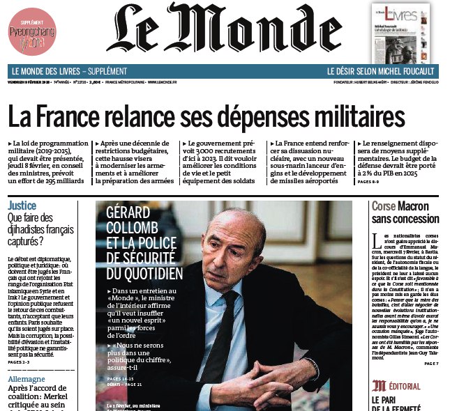 Le Monde – 09.02.2018