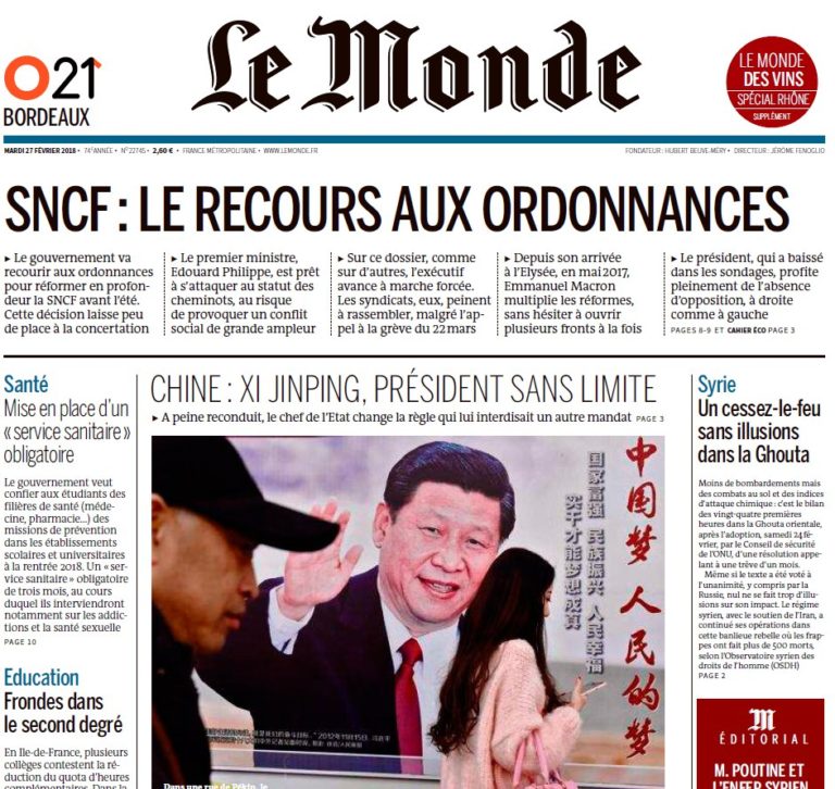 Le Monde – 27.02.2018