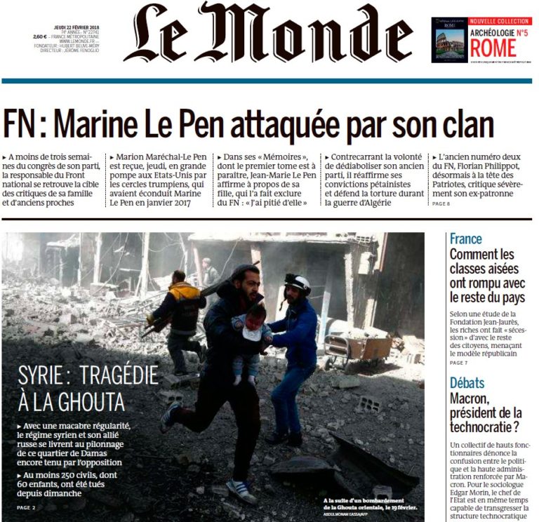 Le Monde – 22.02.2018