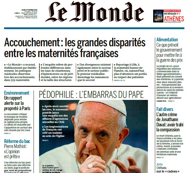Le Monde – 01.02.2018