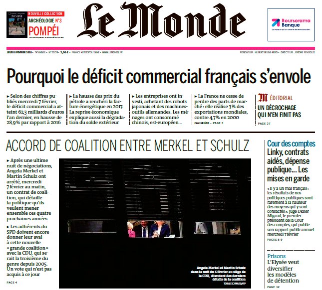 Le Monde – 08.02.2018