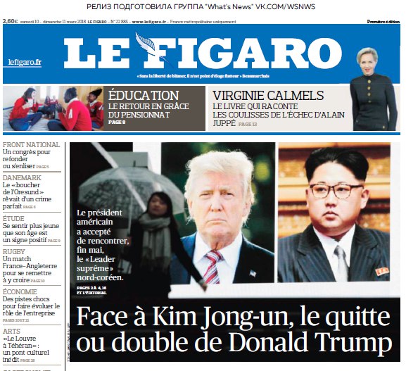 Le Figaro – 10.03.2018 – 11.03.2018