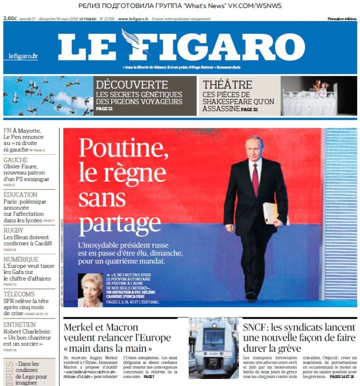 Le Figaro – 17.03.2018 – 18.03.2018