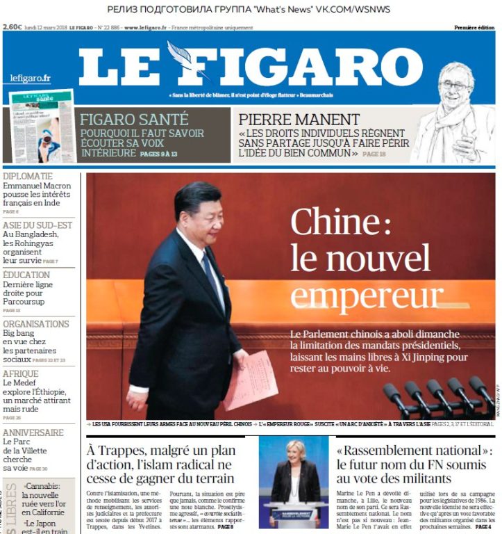 Le Figaro – 12.03.2018