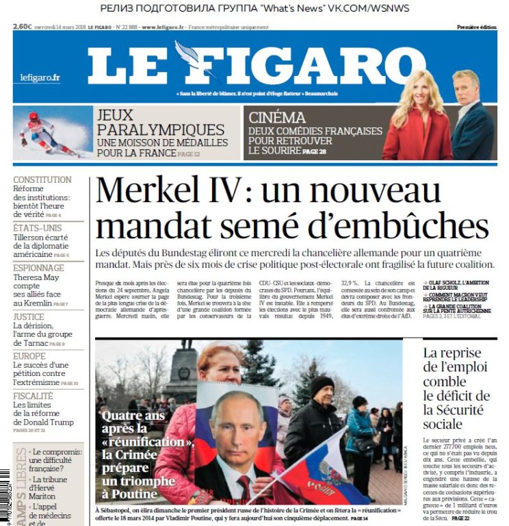 Le Figaro – 14.03.2018