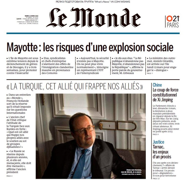 Le Monde – 13.03.2018