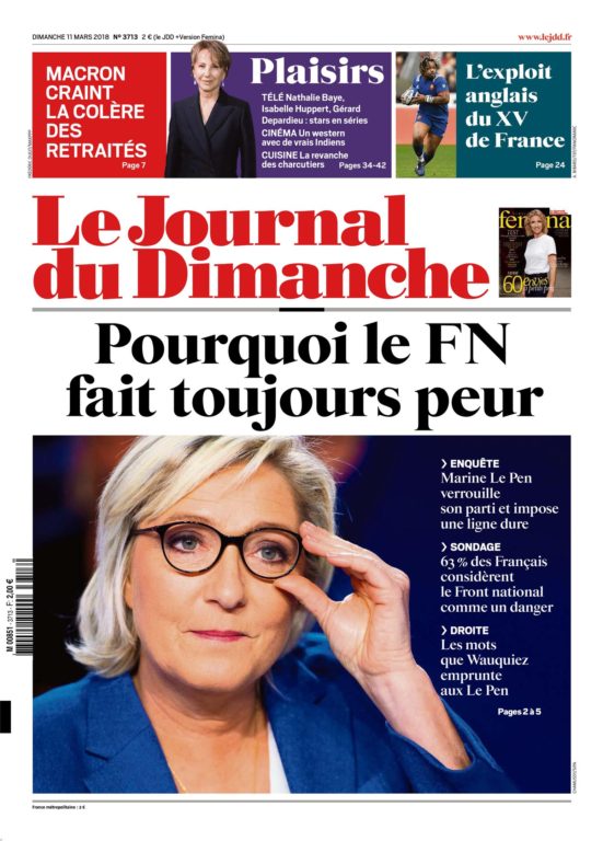 Le Journal Du Dimanche – 11 Mars 2018