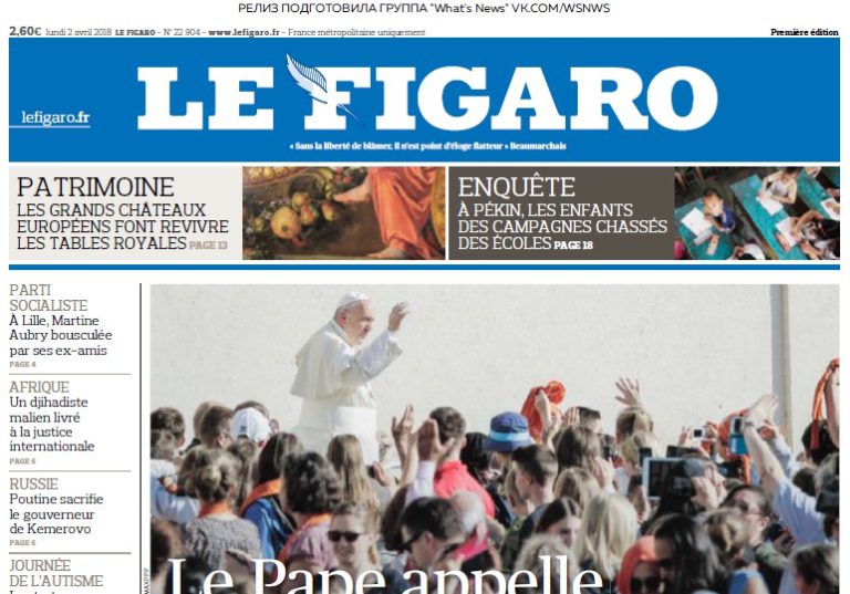 Le Figaro – 02.04.2018