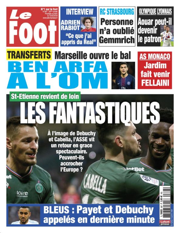 Le Foot – 06 Avril 2018