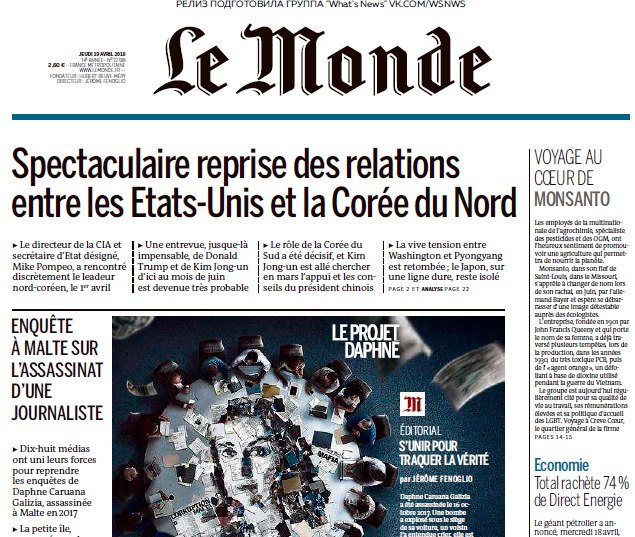 Le Monde – 19.04.2018