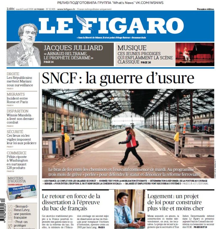 Le Figaro – 03.04.2018