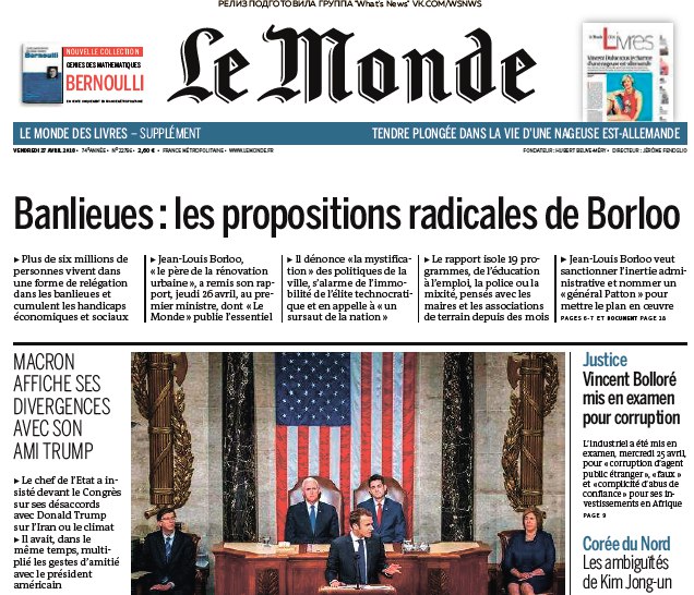 Le Monde – 27.04.2018