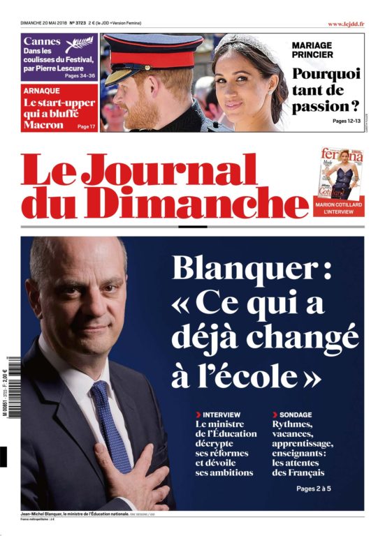 Le Journal Du Dimanche – 20 Mai 2018