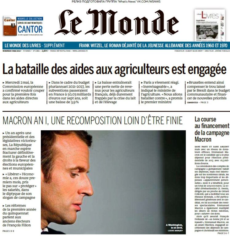 Le Monde – 04.05.2018