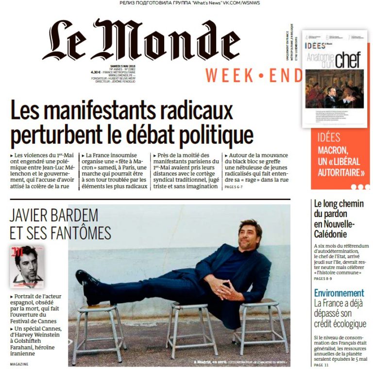Le Monde + Magazine – 05.05.2018