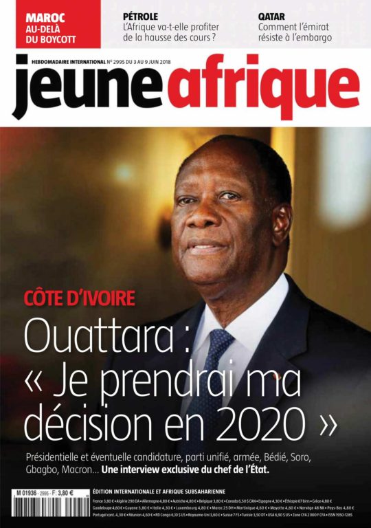 Jeune Afrique – 03 Juin 2018