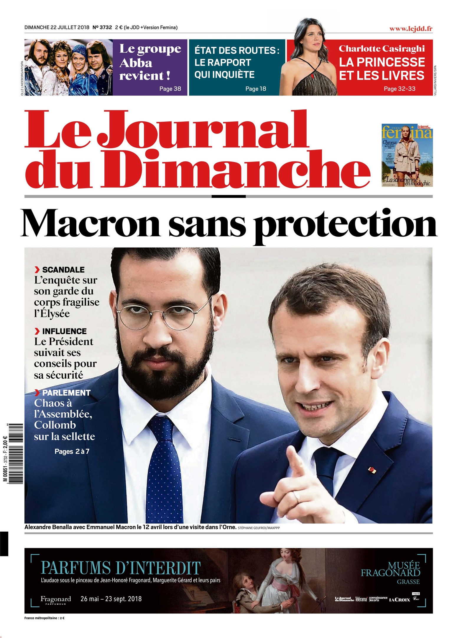 Le Journal Du Dimanche – 22 Juillet 2018
