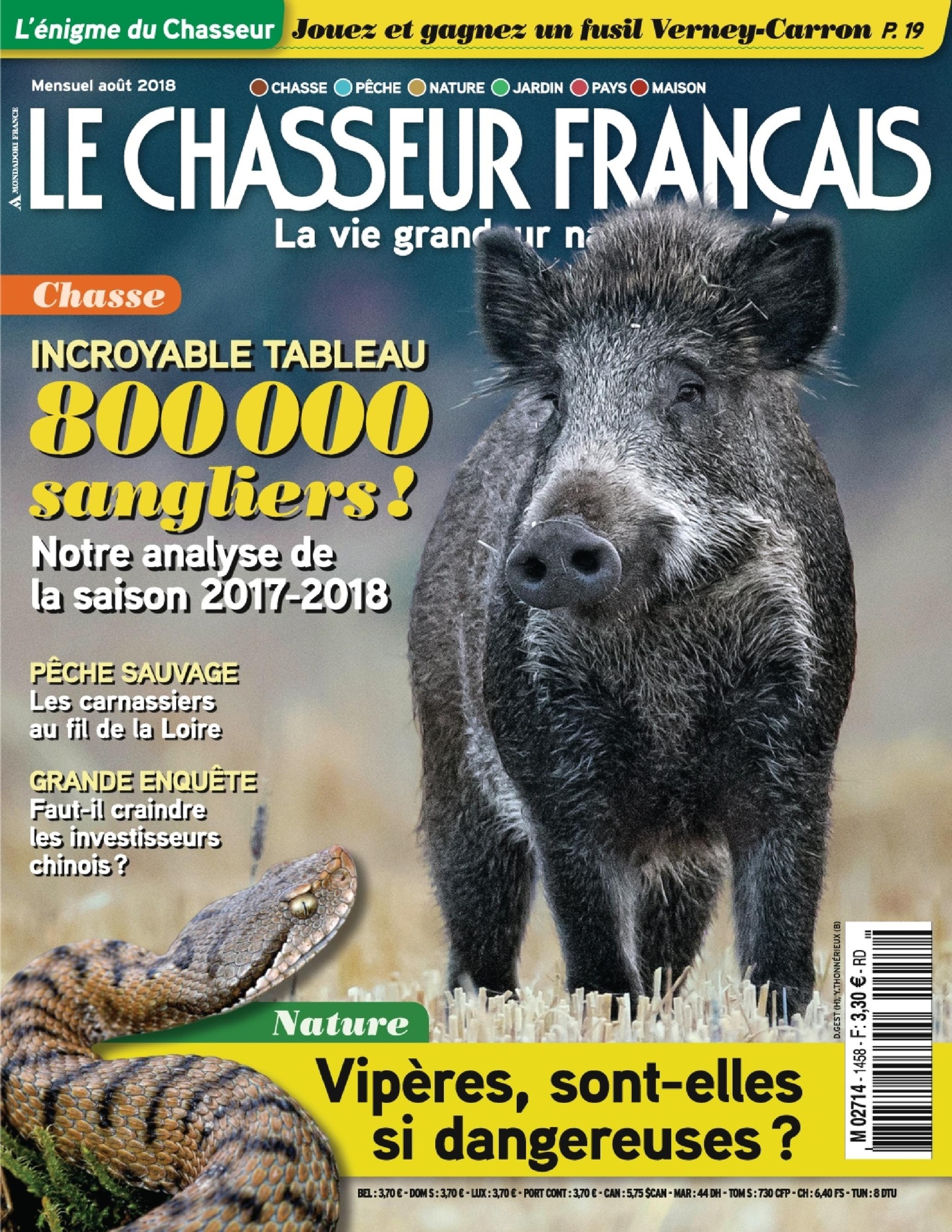 Le Chasseur Français – Août 2018