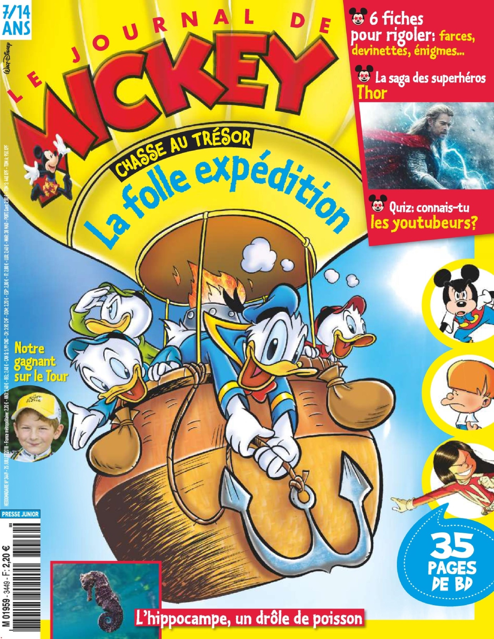Le Journal De Mickey – 25 Juillet 2018