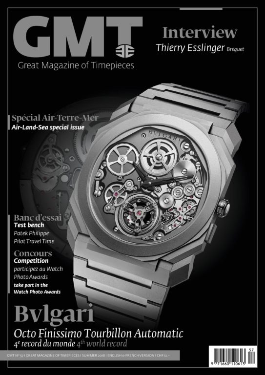 GMT, Great Magazine Of Timepieces (French-English) – June 13, 2018