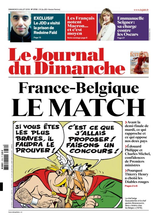 Le Journal Du Dimanche – 08 Juillet 2018