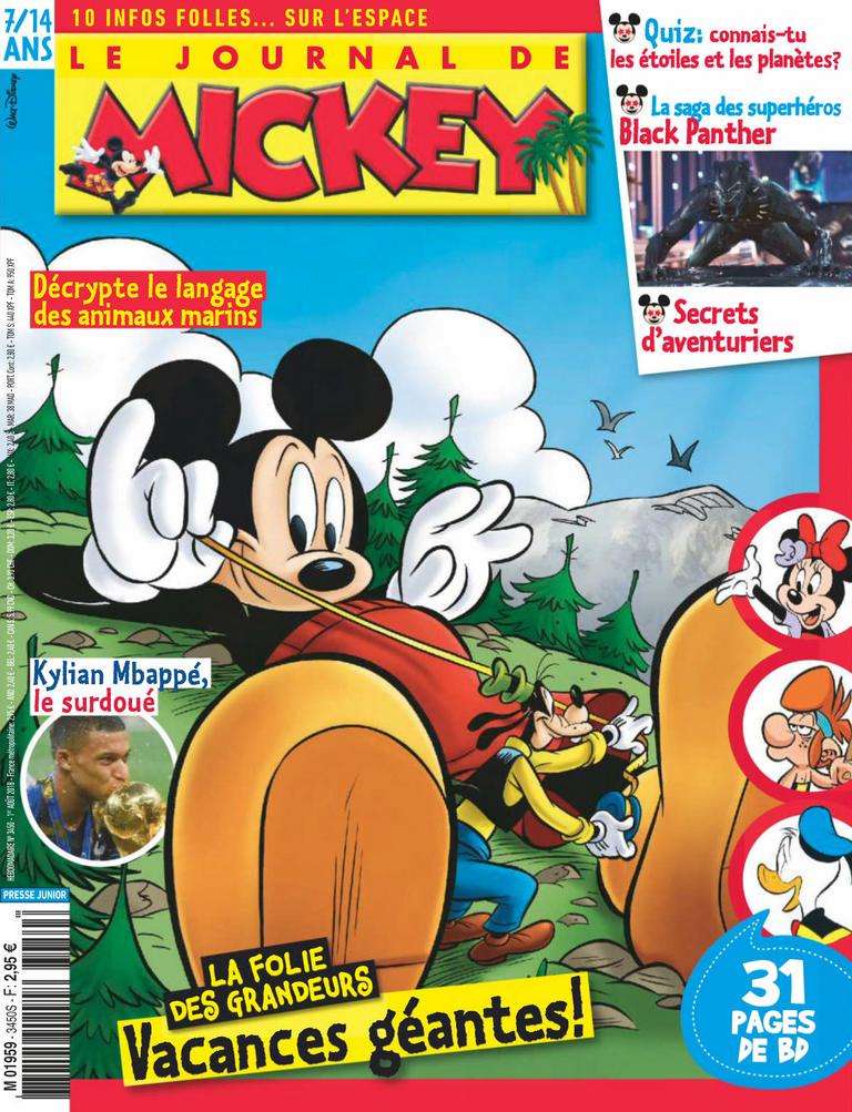 Le Journal De Mickey – 01 Août 2018