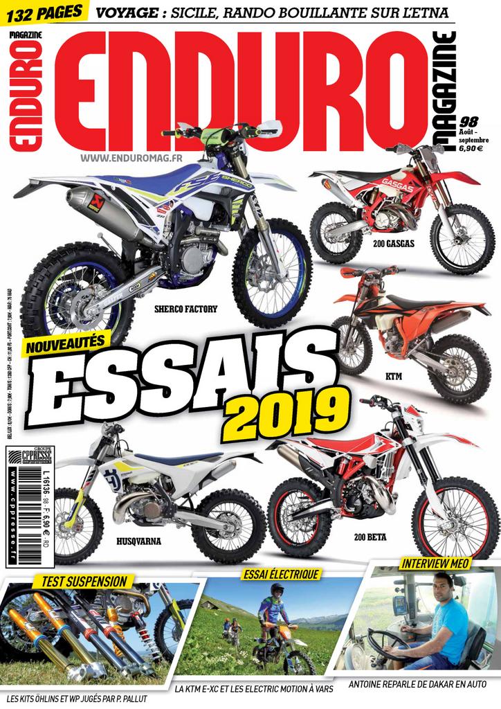 Enduro Magazine – Juillet-août 2018