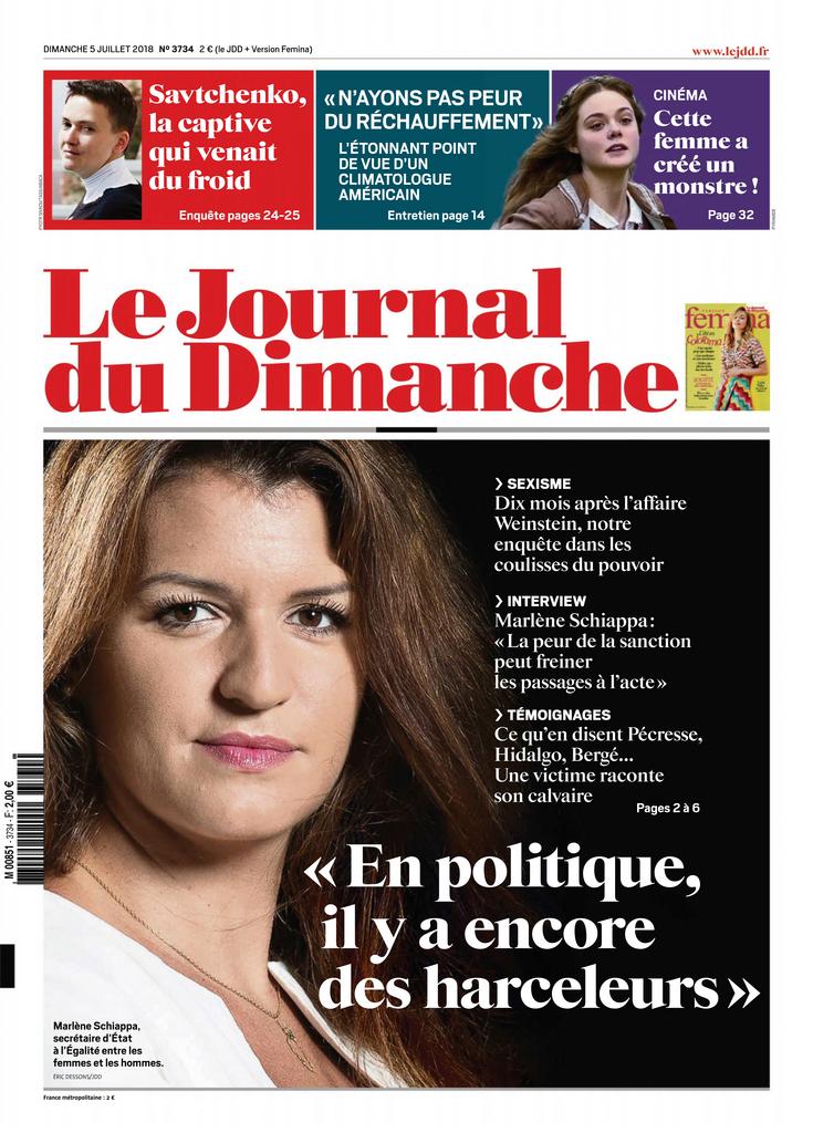 Le Journal Du Dimanche – 05 Août 2018