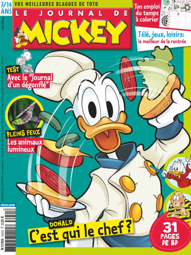 Le Journal De Mickey – 05 Septembre 2018