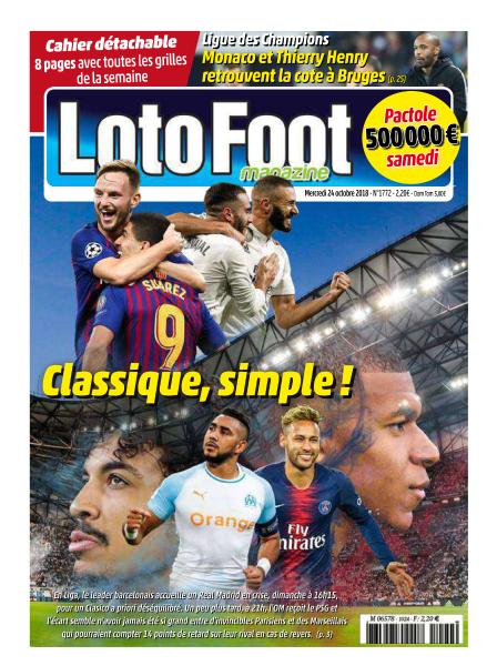 Loto Foot Magazine – 24 Octobre 2018
