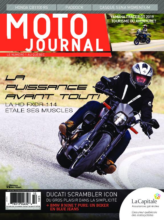 Moto Journal Québec – Novembre 2018