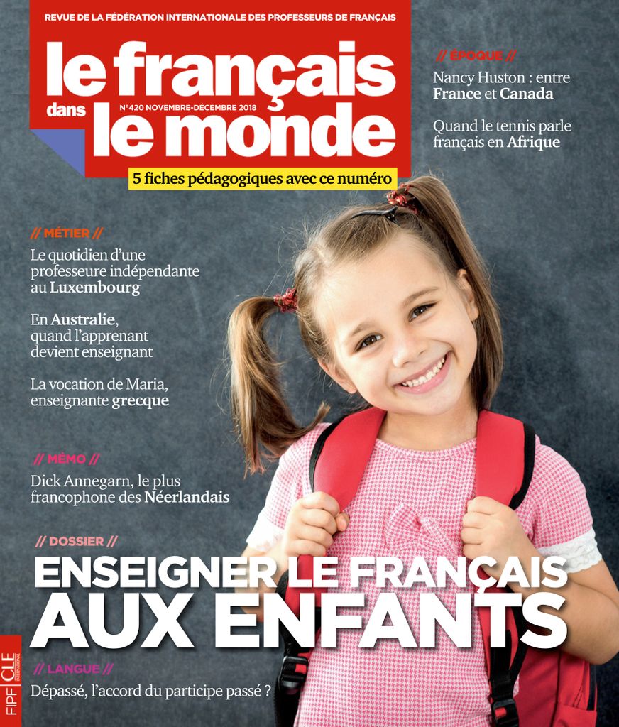 Le Français Dans Le Monde – Novembre 01, 2018