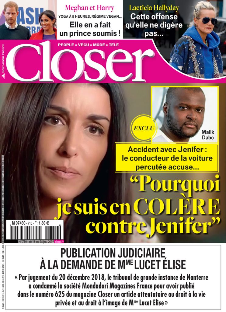 Closer France – 18 Janvier 2019