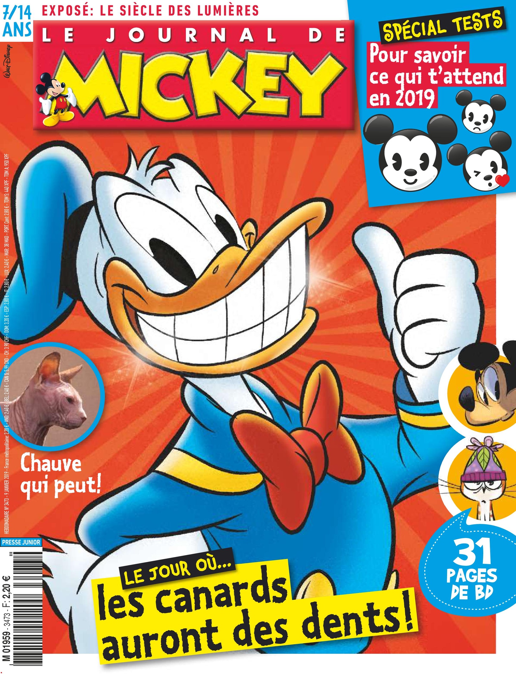 Le Journal De Mickey – 09 Janvier 2019