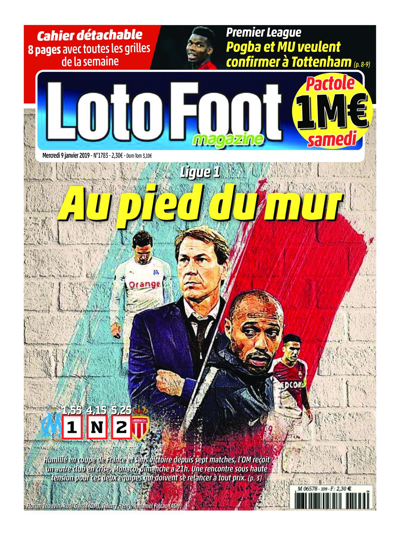 Loto Foot – 09 Janvier 2019