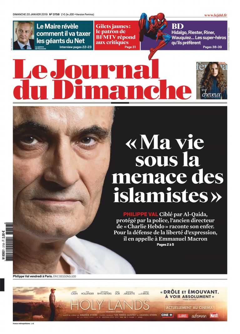 Le Journal Du Dimanche – 20 Janvier 2019