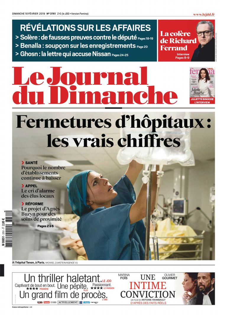 Le Journal Du Dimanche – 10 Février 2019