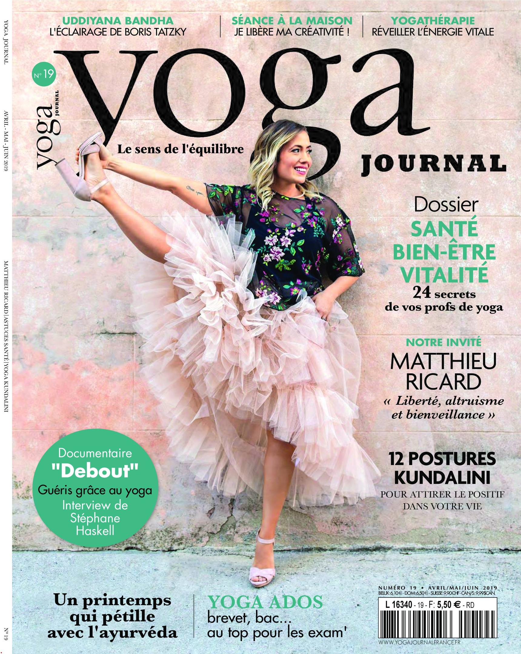 Yoga Journal France – Mars 2019