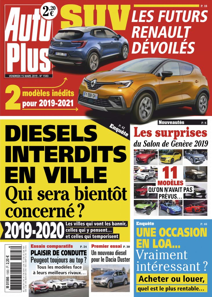 Auto Plus France – 15 Mars 2019