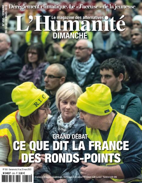 L’Humanite Dimanche – 14 Mars 2019