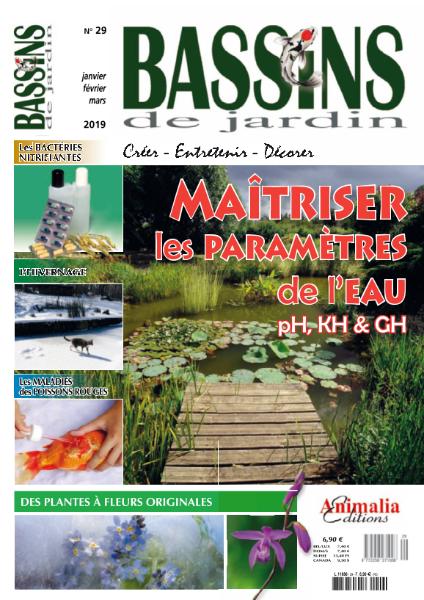 Bassins De Jardin – Janvier-Mars 2019