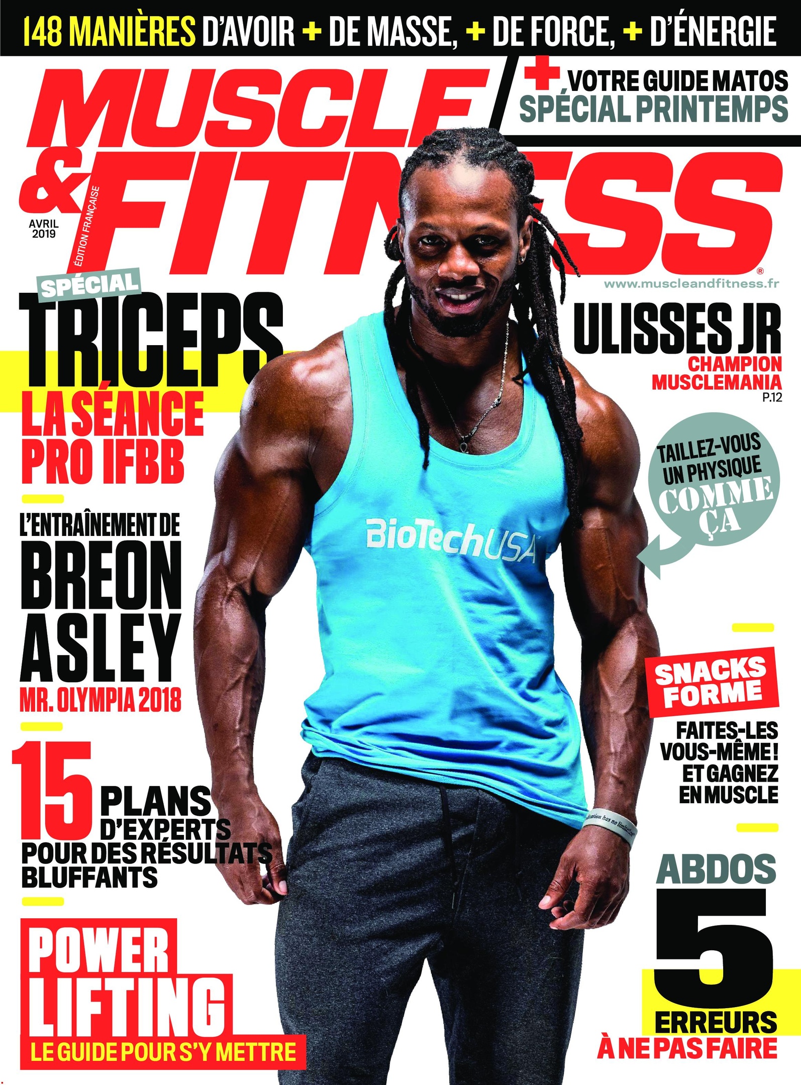 Muscle & Fitness France – Mars 2019